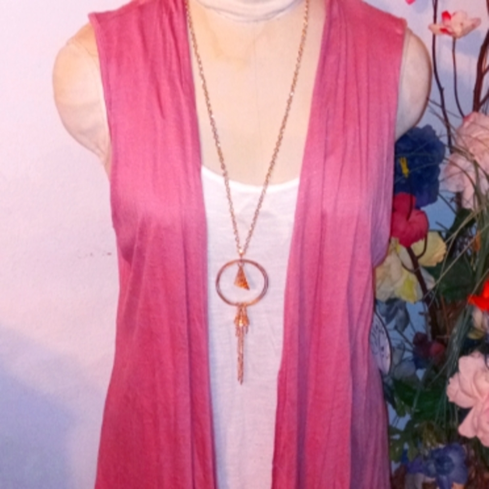 Bouse vest and necklace all in one